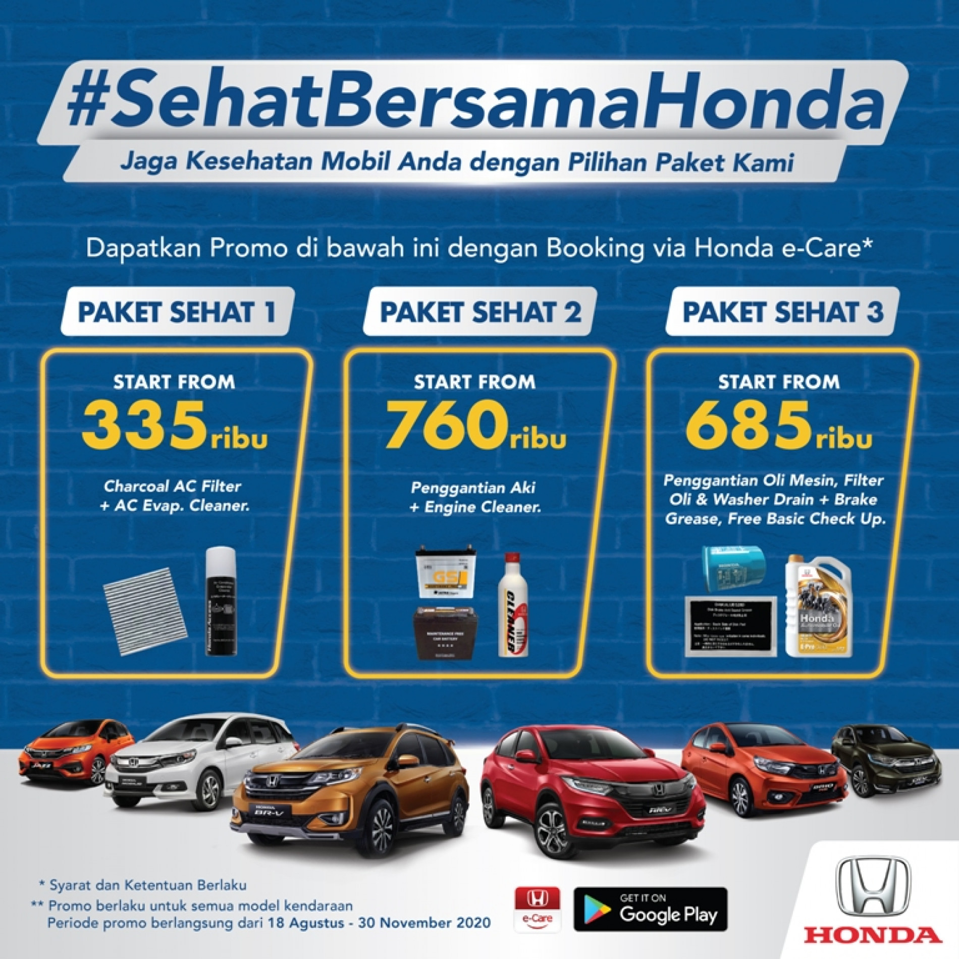 Promo Honda Terbaru Honda Prima Harapan Indah Bekasi